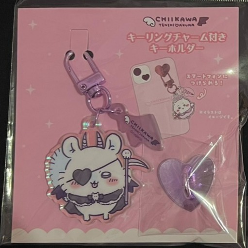 吉伊卡哇 天使惡魔 手機吊飾 小桃 師父-規格圖1