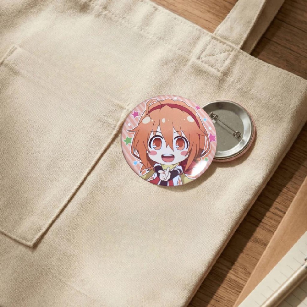 【43小舖】御神樂學園組曲 一宮繪瑠奈 徽章 胸章 日版｜角川｜御神樂｜御神樂學園-細節圖3
