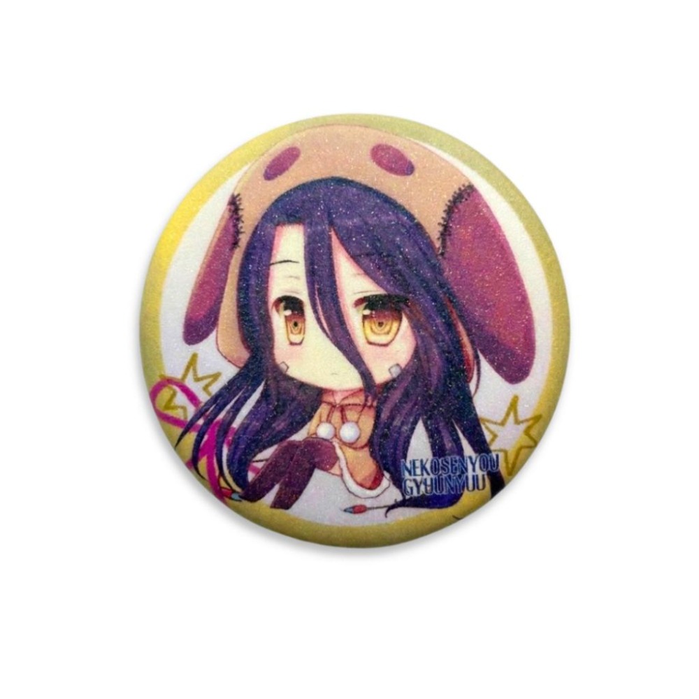 【43小舖】遊戲人生 貓專用牛乳 同人 亮粉 胸章 徽章｜NGNL｜空白｜休比｜史蒂芬妮｜吉普莉爾｜伊綱-細節圖6