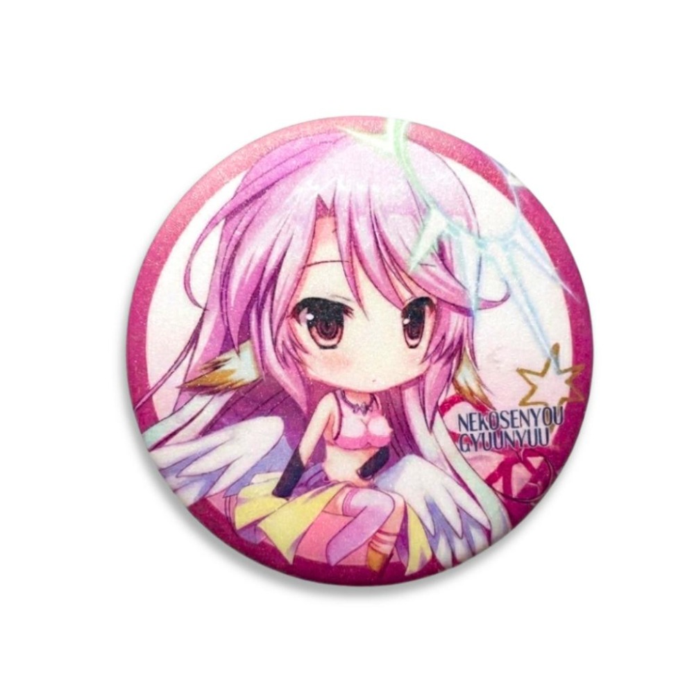 【43小舖】遊戲人生 貓專用牛乳 同人 亮粉 胸章 徽章｜NGNL｜空白｜休比｜史蒂芬妮｜吉普莉爾｜伊綱-細節圖8