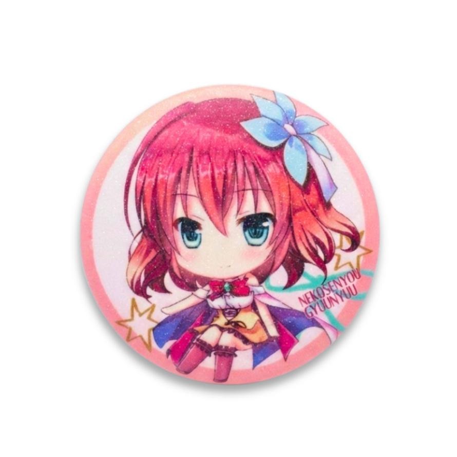 【43小舖】遊戲人生 貓專用牛乳 同人 亮粉 胸章 徽章｜NGNL｜空白｜休比｜史蒂芬妮｜吉普莉爾｜伊綱-細節圖9