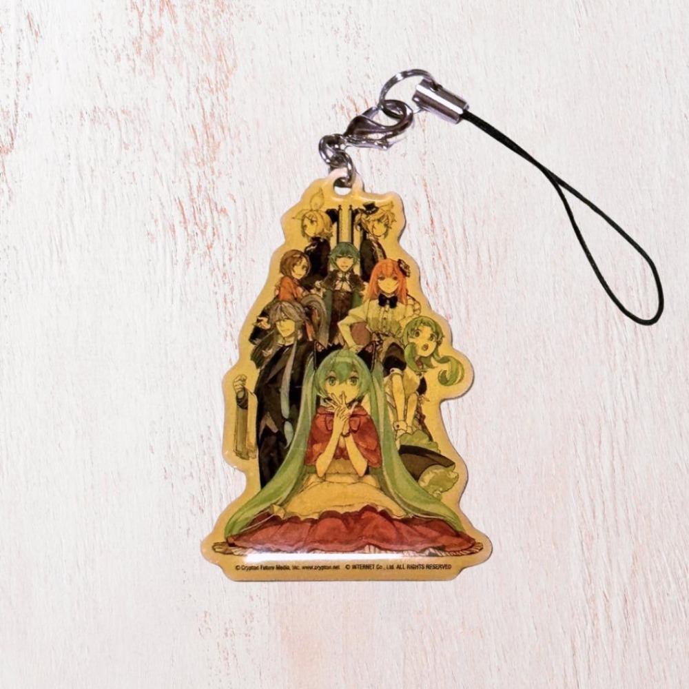 【43小舖】初音未來 唱片專輯CD 限定特典 金屬吊飾 日版｜初音｜泛黃｜吊飾｜Vocaloid-細節圖5