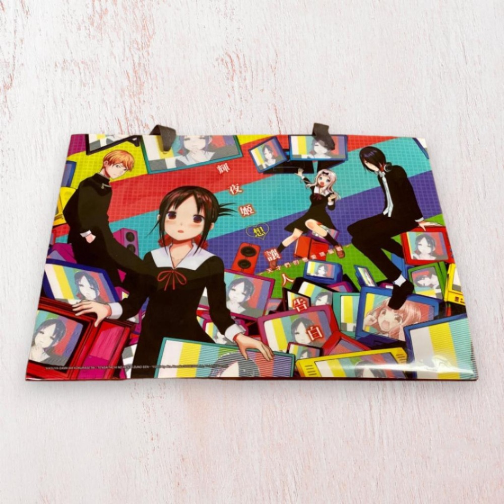 【43小舖】東立 滿額 PP 提袋 輝夜姬想讓人告白｜動漫展｜輝夜姬｜會場限定｜滿額贈｜雙面提袋｜手提袋｜袋子-細節圖3