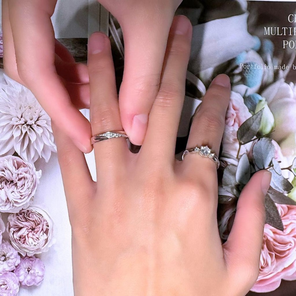 【43小舖】999足銀 鑲鑽鋯石 共度愛河 可調式 戒指｜S999｜通體純銀｜純銀｜開口戒｜情侶戒｜對戒｜飾品｜送拭銀布-細節圖5