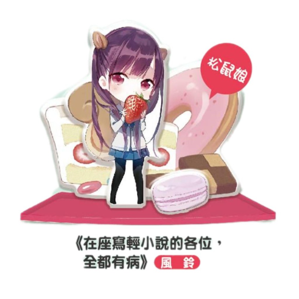 【43小舖】尖端 幸福動物園 壓克力場景組 立牌 會場限定｜漫展 盒玩 ｜ 在座寫輕小說 ｜ 邊緣女神 ｜ 深表遺憾-細節圖2