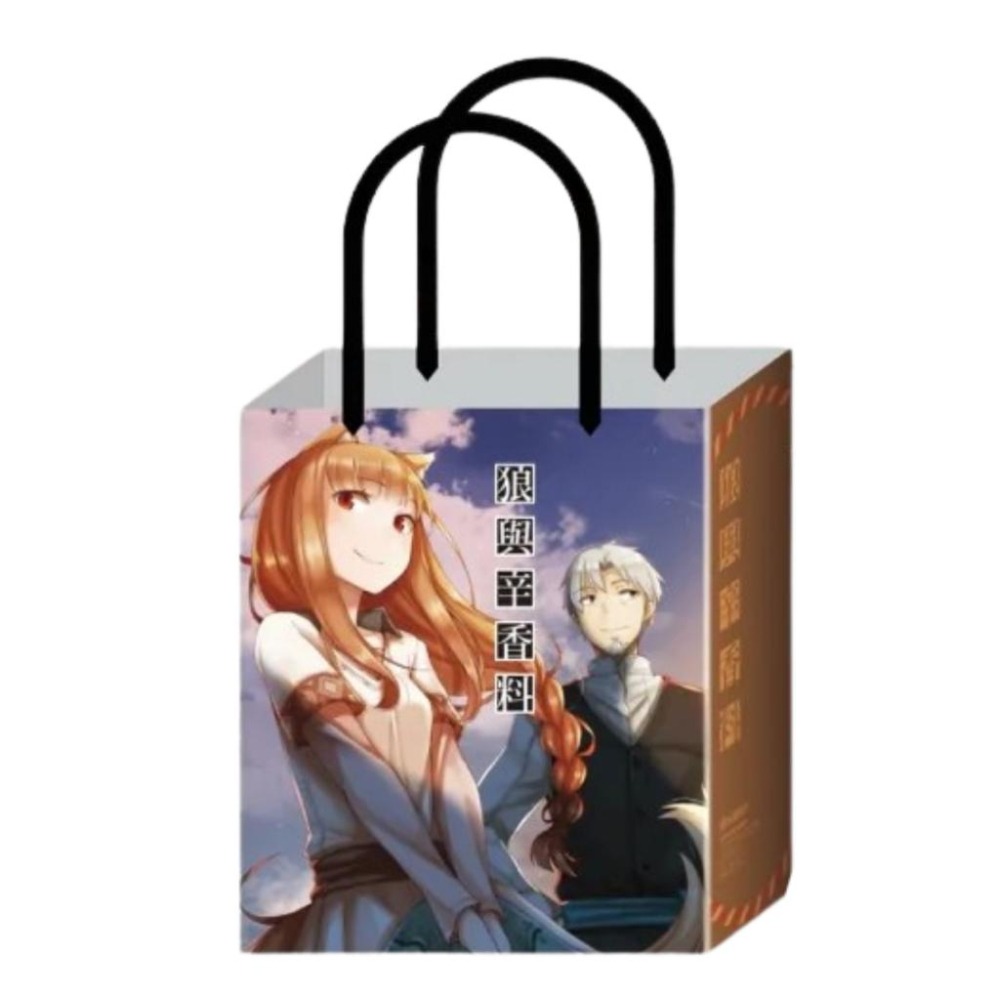 【43小舖】角川 滿額 PP 大提袋 狼與辛香料 狼與羊皮紙｜動漫展｜狼辛｜會場限定｜滿額贈｜雙面提袋｜手提袋｜袋子-細節圖3