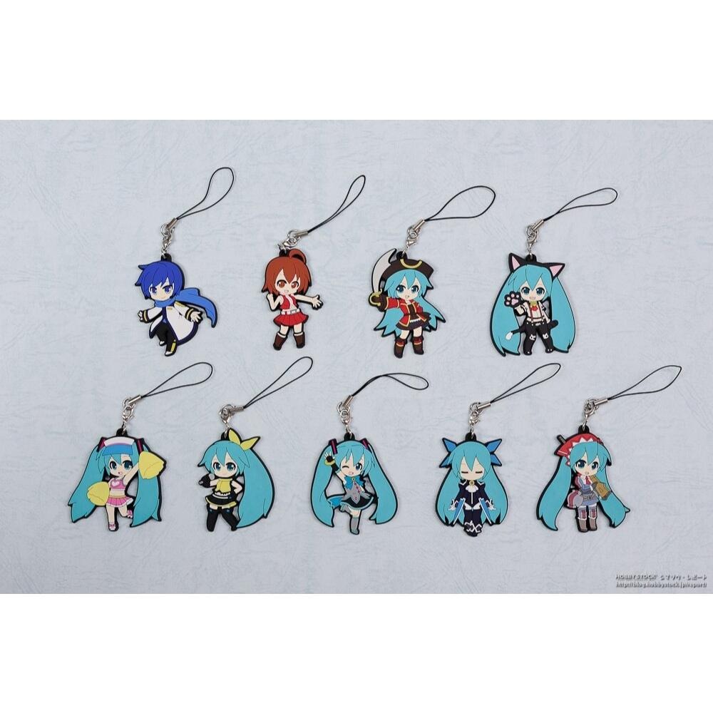 【43小舖】初音未來 Project DIVA 第三彈 軟膠吊飾 日版｜初音｜Trading Strap｜Track03-細節圖2