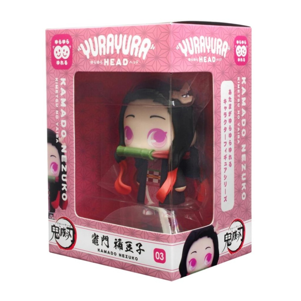 【43小舖】鬼滅之刃 MAX LIMITED 禰豆子 Q版 晃頭 公仔 03 日空版｜鬼滅｜TTA 搖頭娃娃｜PVC-細節圖3