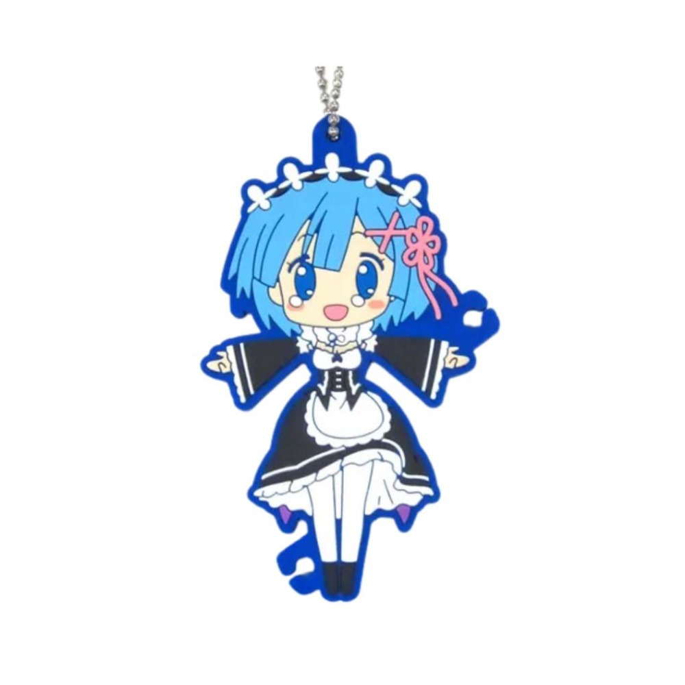 【43小舖】Re:從零開始的異世界生活 一番賞 一直與你在一起 E賞 雷姆 耳機線圈收納 軟膠吊飾 日版｜從零開始-細節圖2