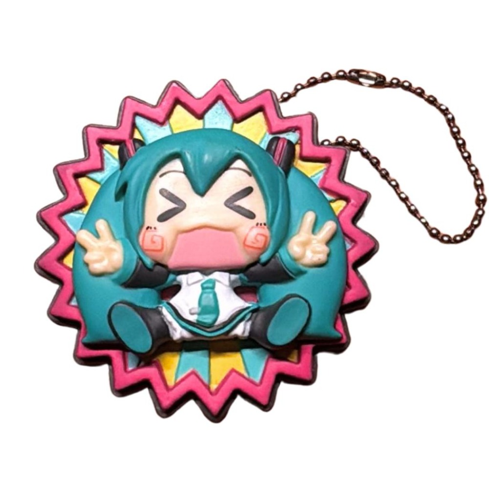 【43小舖】初音未來 Happy籤 一番賞 G賞 3D立體 浮雕吊飾 日版｜初音｜吊飾｜TAITO-細節圖2