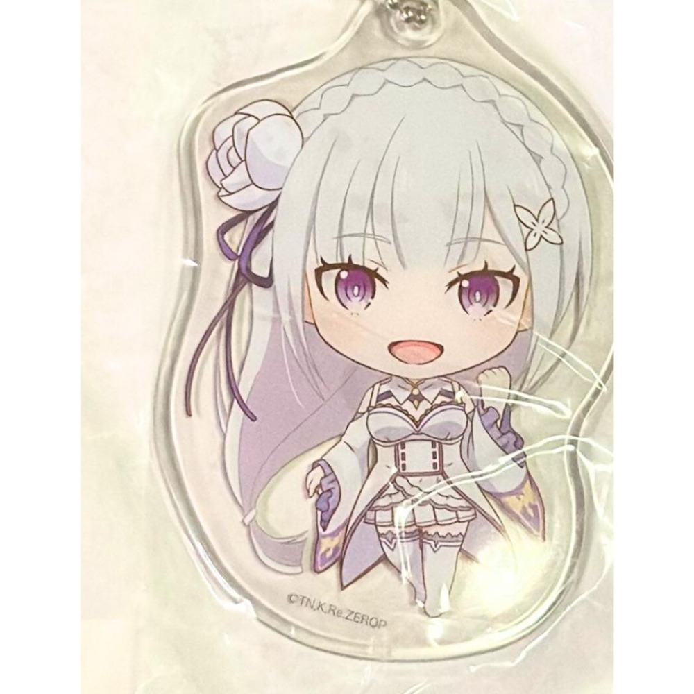 【43小舖】Re:從零開始的異世界生活 愛蜜莉雅 軟膠 吊飾 日版｜RE｜從零開始｜異世界｜艾米莉婭｜角川-細節圖2