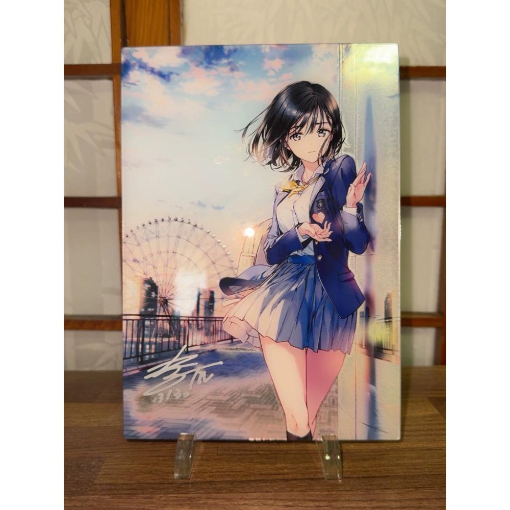 【43小舖】Tiv 限量 親簽 炫彩漸變 壓克力 簽名板｜FUN＇S PROJECT ｜心を繋ぎたくて｜政宗君的復仇-細節圖2