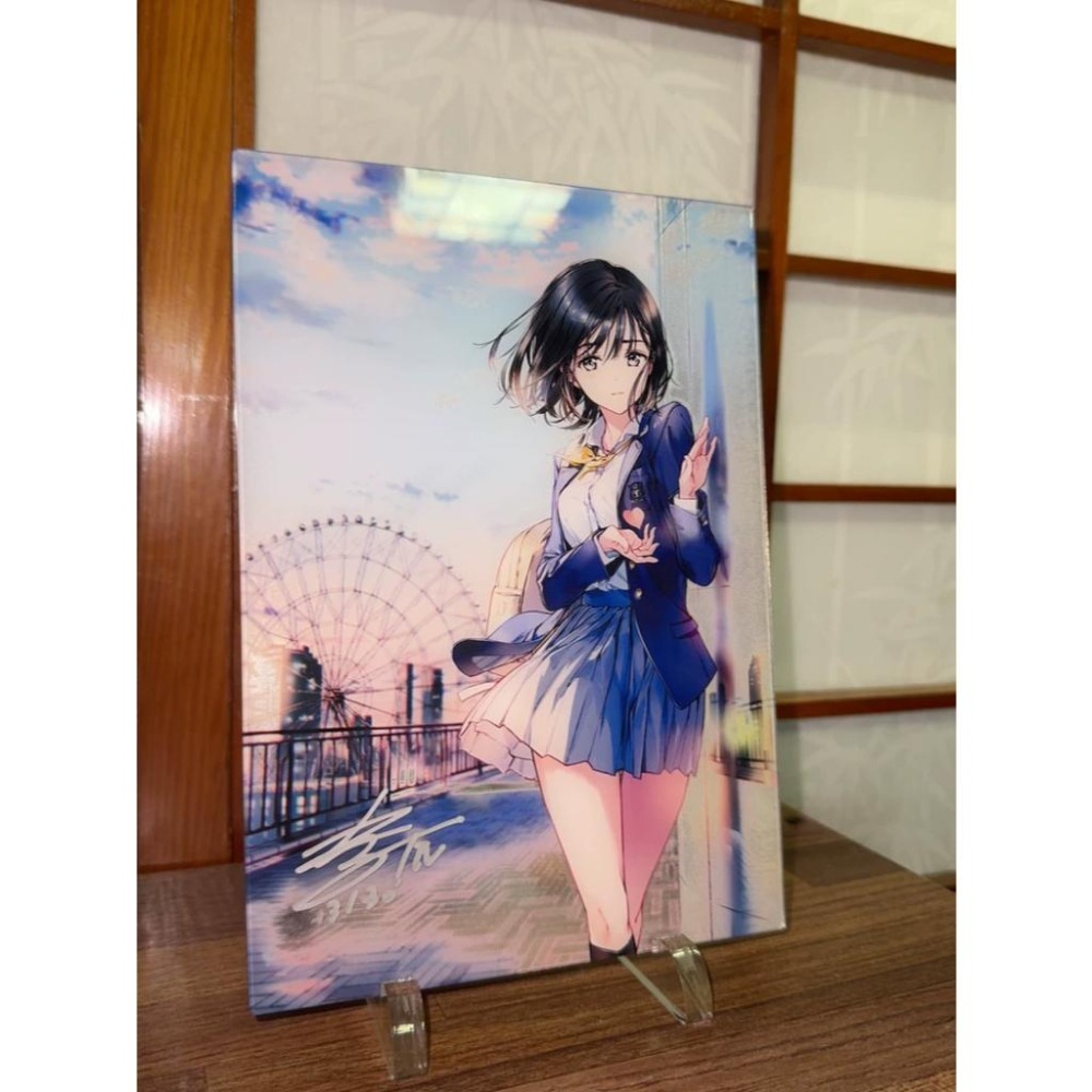 【43小舖】Tiv 限量 親簽 炫彩漸變 壓克力 簽名板｜FUN＇S PROJECT ｜心を繋ぎたくて｜政宗君的復仇-細節圖3