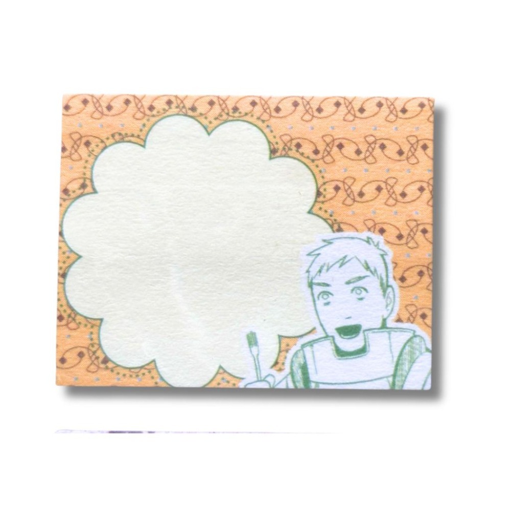 【43小舖】迷宮飯 簽名組限定 組隊便利貼 4入組｜青文｜九井諒子｜漫展｜漫博｜簽名組限定福袋｜便利貼-細節圖3