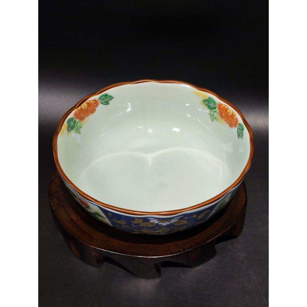 早期日本有田燒 - 昭和古伊萬里小缽夢彩瓷器#02（ 磁器/瓷器/陶器/手工窯/手工/擺飾/器皿/餐盤/碗/盤子）-細節圖4