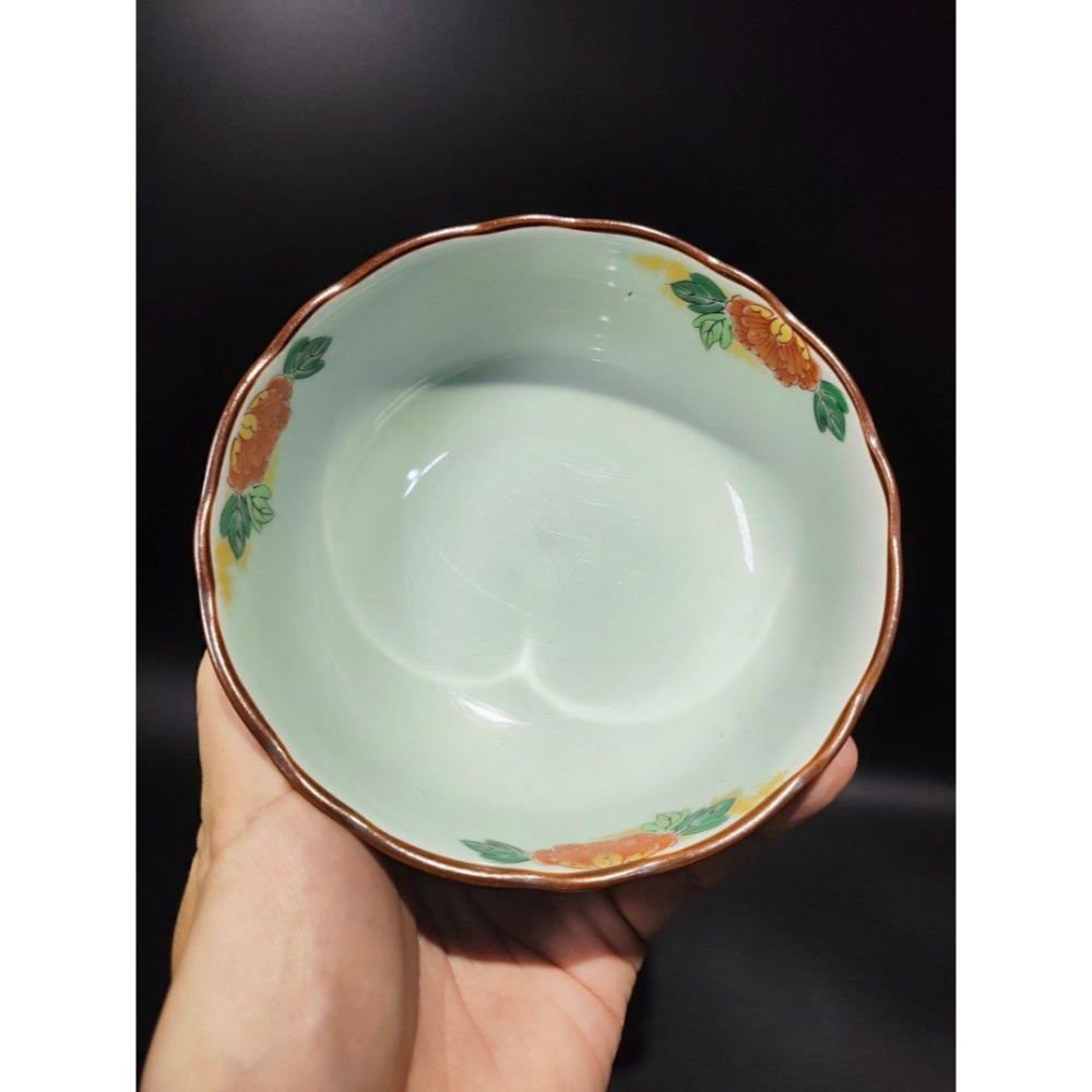 早期日本有田燒 - 昭和古伊萬里小缽夢彩瓷器#02（ 磁器/瓷器/陶器/手工窯/手工/擺飾/器皿/餐盤/碗/盤子）-細節圖6