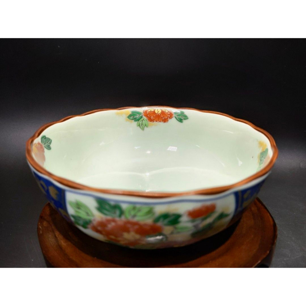 早期日本有田燒 - 昭和古伊萬里小缽夢彩瓷器#02（ 磁器/瓷器/陶器/手工窯/手工/擺飾/器皿/餐盤/碗/盤子）-細節圖8