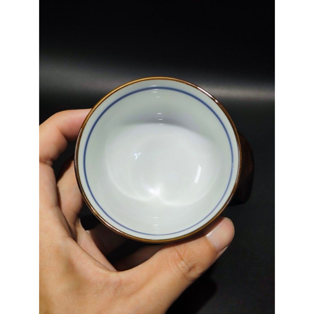 早期茶杯 - 宜龍窯青花杯/主人杯#01（茶壺/宜興/紫砂/茶道/茶具/茶葉）-細節圖5