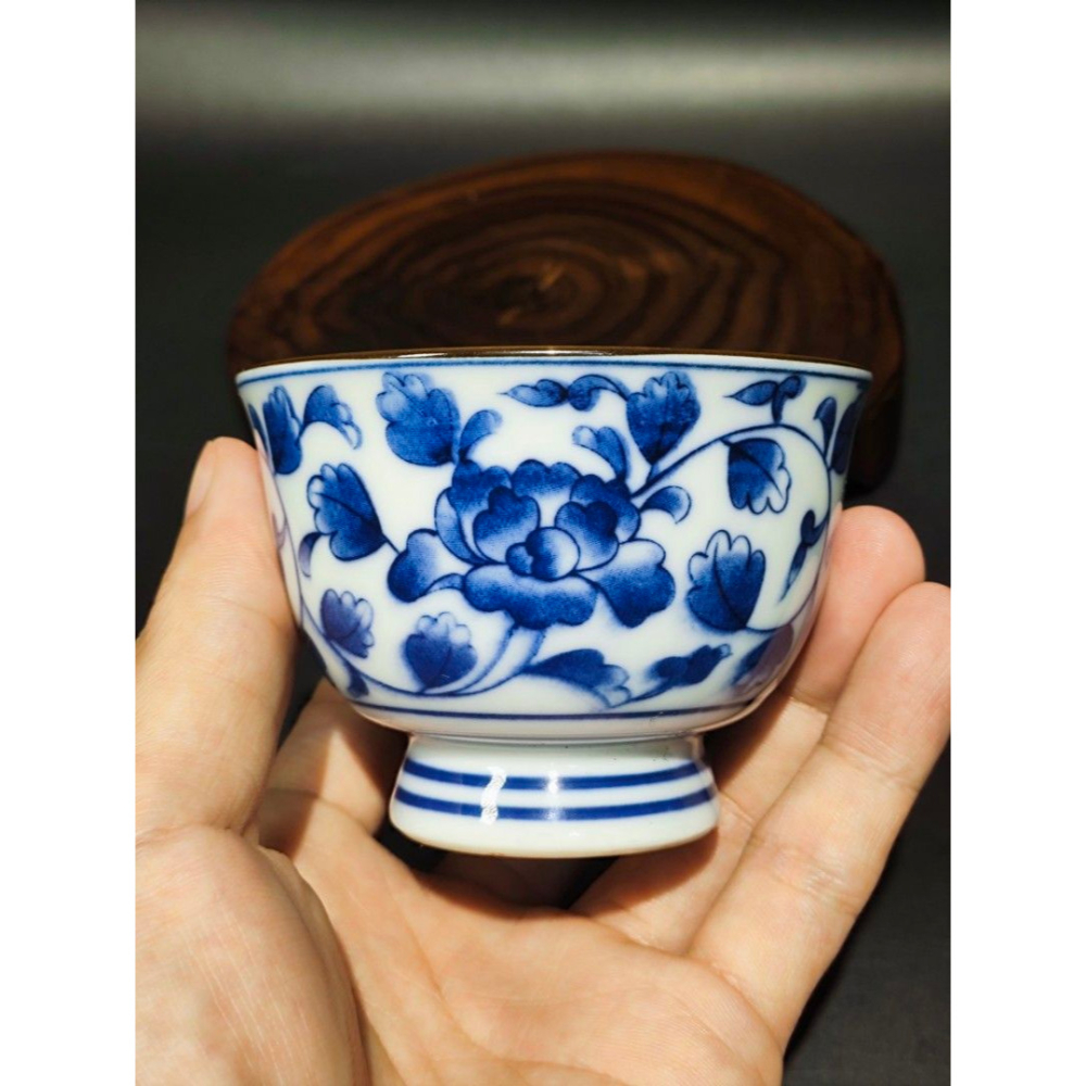 早期茶杯 - 宜龍窯青花杯/主人杯#01（茶壺/宜興/紫砂/茶道/茶具/茶葉）-細節圖6