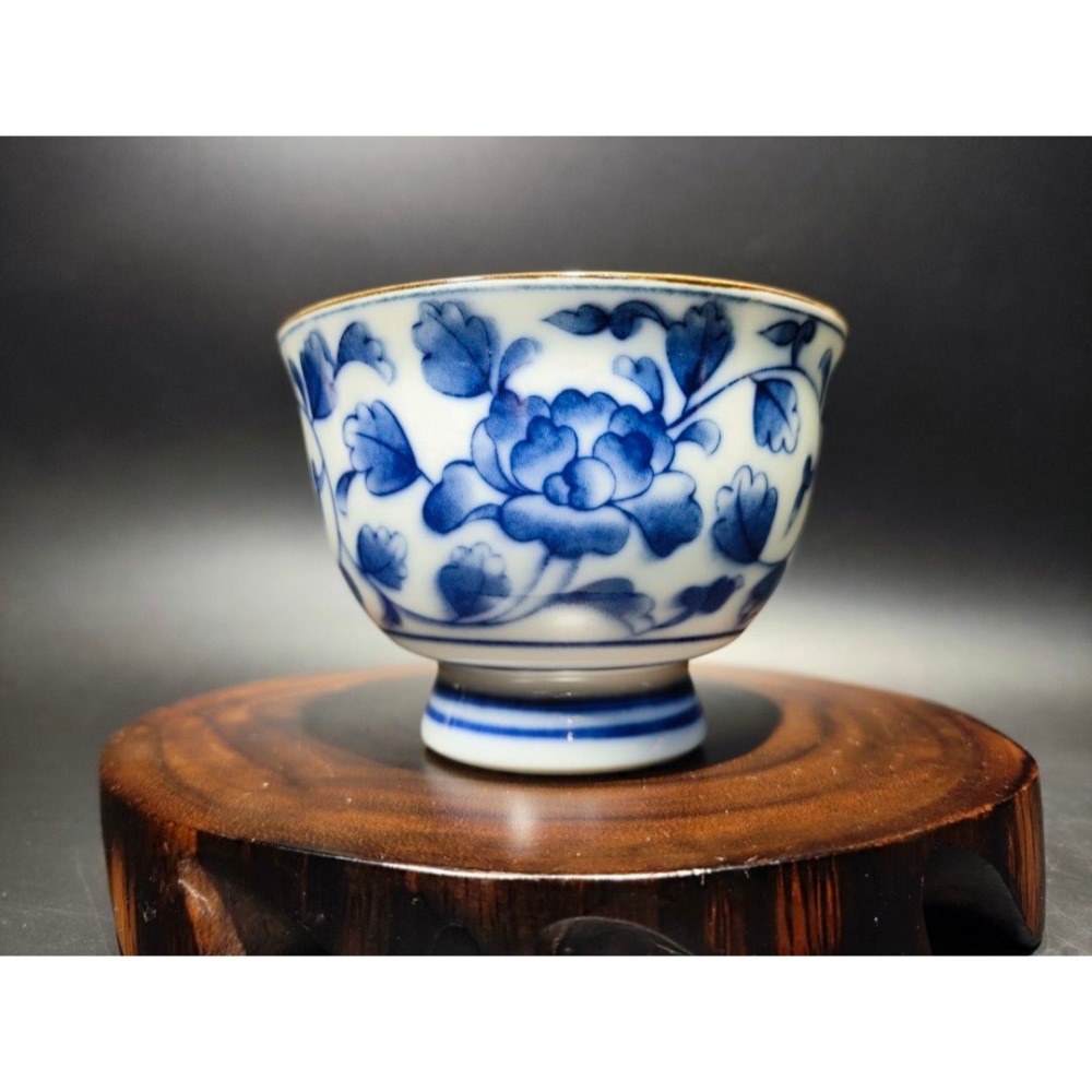 早期茶杯 - 宜龍窯青花杯/主人杯#03（茶壺/宜興/紫砂/茶道/茶具/茶葉）-細節圖2