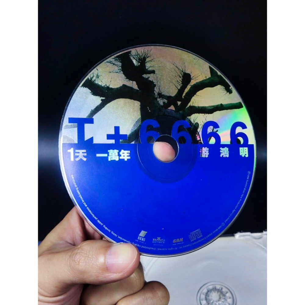 音樂CD - 游鴻明/+1天一萬年/1998BMG唱片(西洋/音樂/CD/卡帶/絕版/錄音帶）-細節圖6