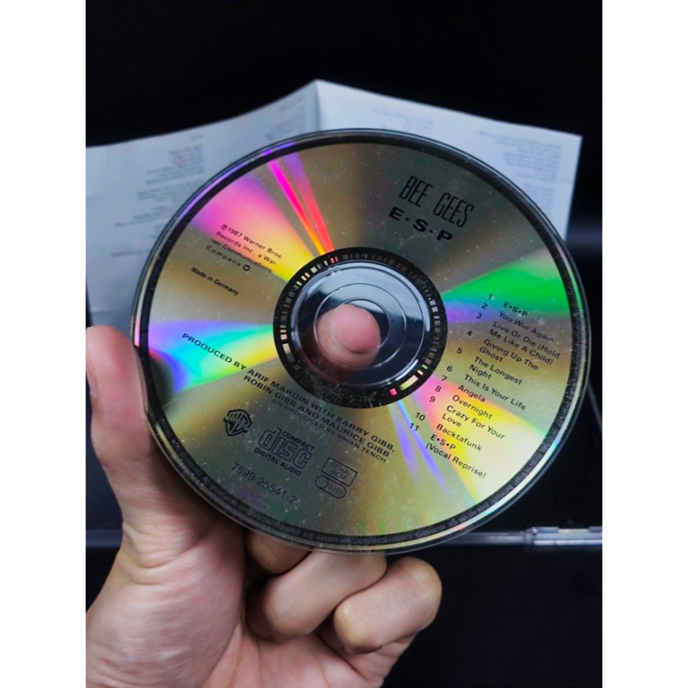 音樂CD - BeeGees/E.S.P/1987德國版/華納兄弟(西洋/音樂/CD/卡帶/絕版/錄音帶）-細節圖4