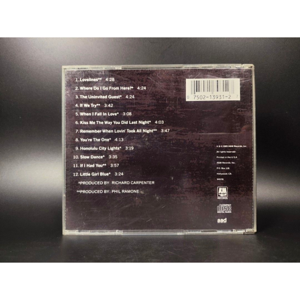 音樂CD - CARPENTERS木匠兄妹/Lovelines/美版/A&M(西洋/音樂/CD/卡帶/絕版/錄音帶）-細節圖2