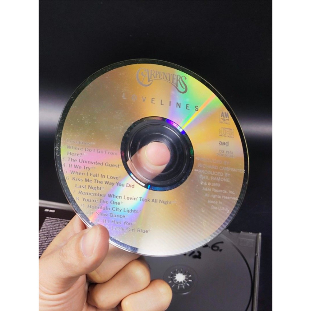音樂CD - CARPENTERS木匠兄妹/Lovelines/美版/A&M(西洋/音樂/CD/卡帶/絕版/錄音帶）-細節圖5