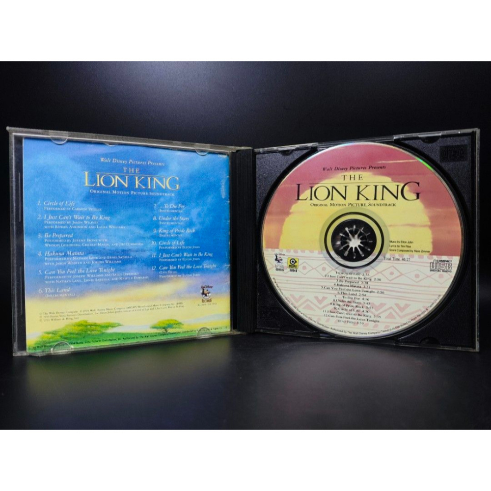音樂CD - Lion King獅子王/Walt Disney (西洋/音樂/CD/卡帶/絕版/錄音帶）-細節圖3