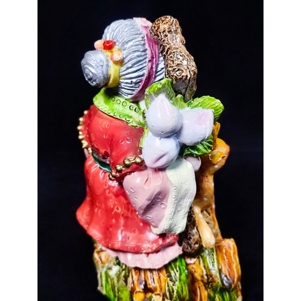 早期樹脂神尊 - 福祿壽土地婆（古董/收藏/銅爐/香爐/銅器/擺飾/珍藏/明朝/清朝/藝品）-細節圖10