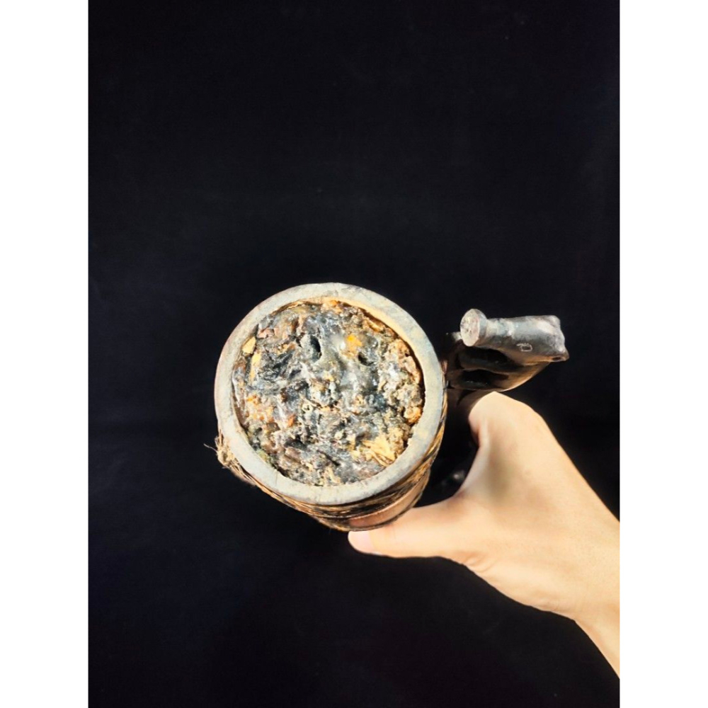 博館珍藏級台灣原住民文物 - 竹製吹箭筒/箭筒（古文獻文物）稀有釋出（歷史/文化/文獻/祭祀/木雕/藝術/古董/擺件/收-細節圖9