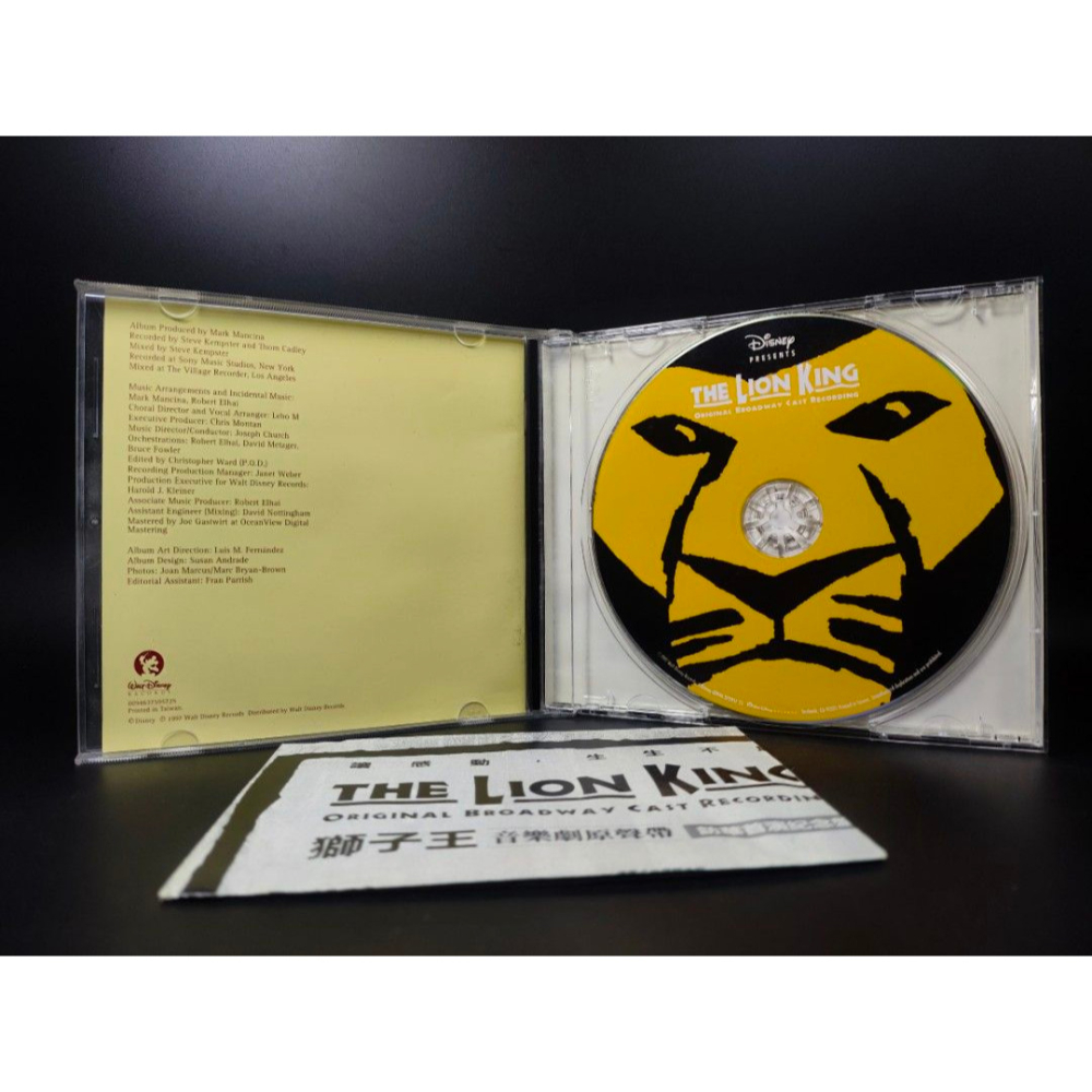 絕版音樂CD - The Lion King/原聲帶/迪士尼(西洋/音樂/CD/卡帶/絕版/錄音帶）-細節圖3