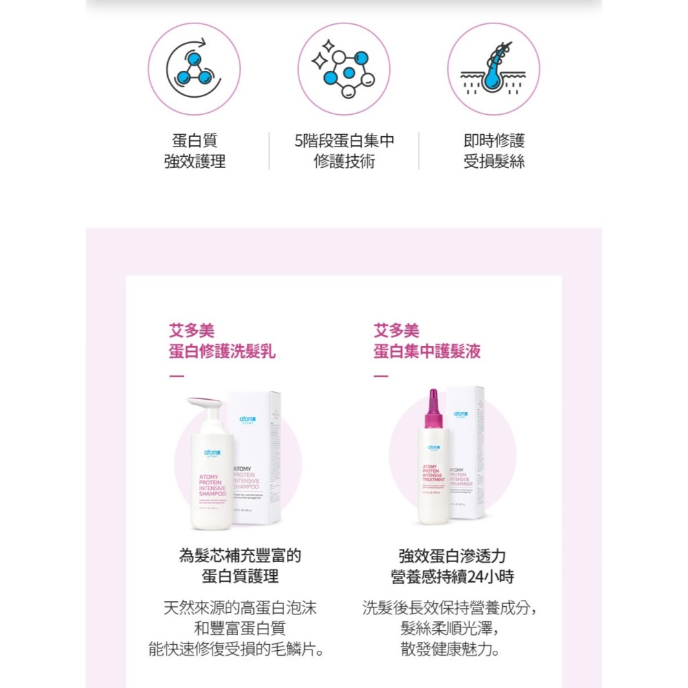 艾多美蛋白修護洗髮乳✅台灣官網公司貨-細節圖3
