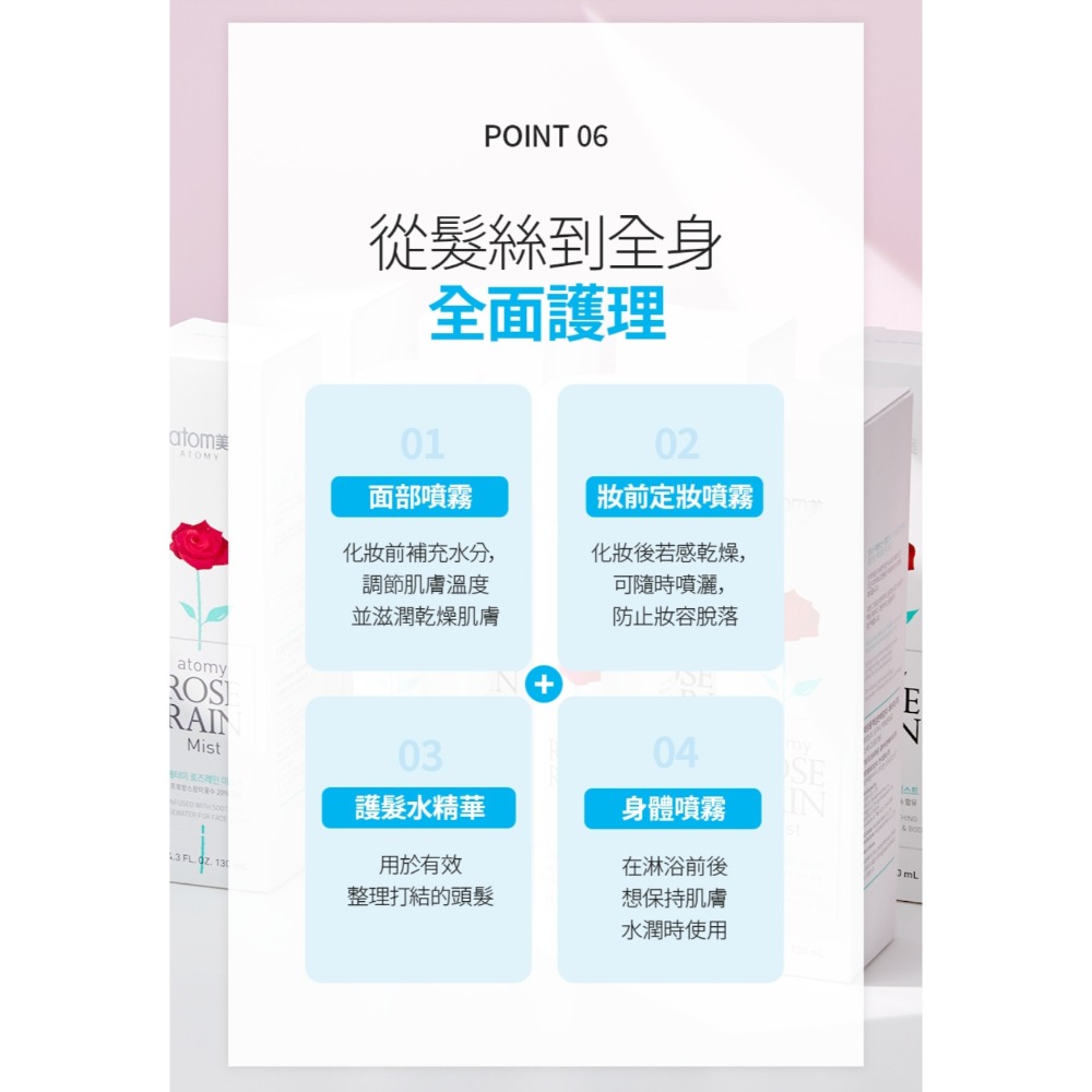 艾多美玫瑰舒緩噴霧✨台灣官網公司貨-細節圖5