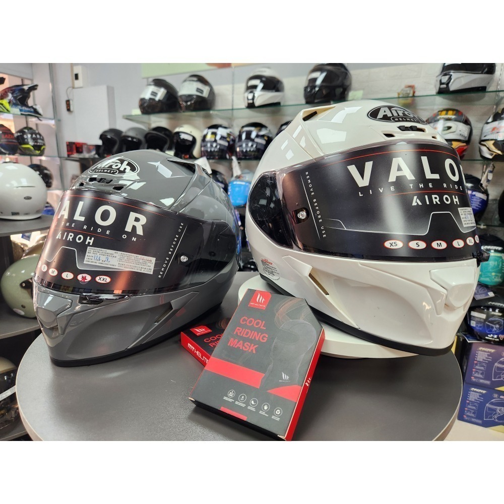 ✧上頂安全帽✧🔥打折or MT頭套🔥 義大利Airoh VALOR 最輕全罩安全帽 最涼感全罩安全帽 素色款-細節圖7
