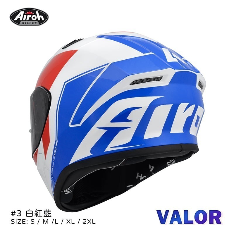 ✧上頂安全帽✧🔥打折or MT頭套🔥 義大利Airoh VALOR 最輕全罩安全帽 最涼感全罩安全帽 #3彩繪-細節圖5