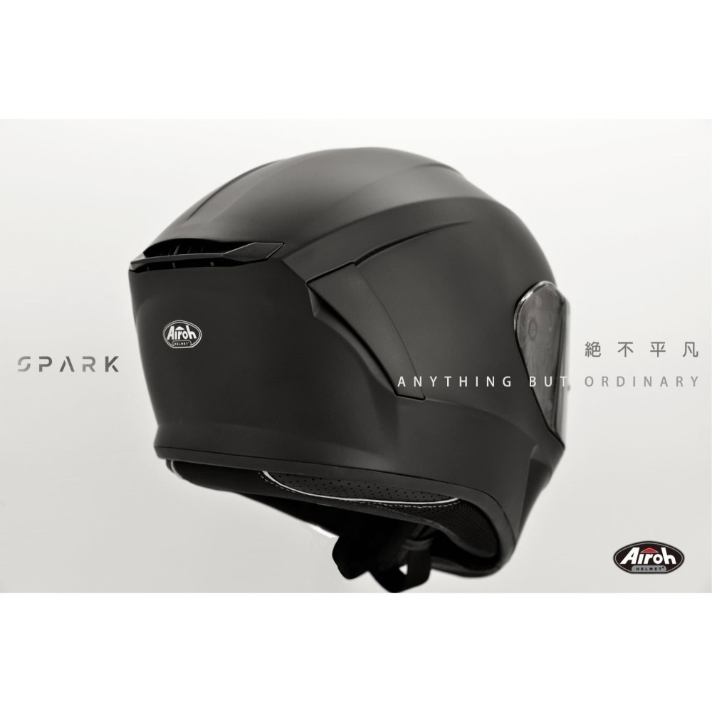 ✧上頂安全帽✧🔥打折or MT頭套🔥Airoh SPARK 義大利全罩式安全帽 台灣頭型 隱藏藍芽線設計 透氣性極-細節圖2