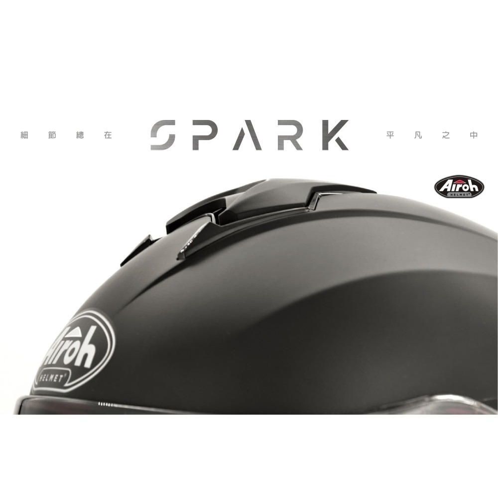 ✧上頂安全帽✧🔥打折or MT頭套🔥Airoh SPARK 義大利全罩式安全帽 台灣頭型 隱藏藍芽線設計 透氣性極-細節圖7