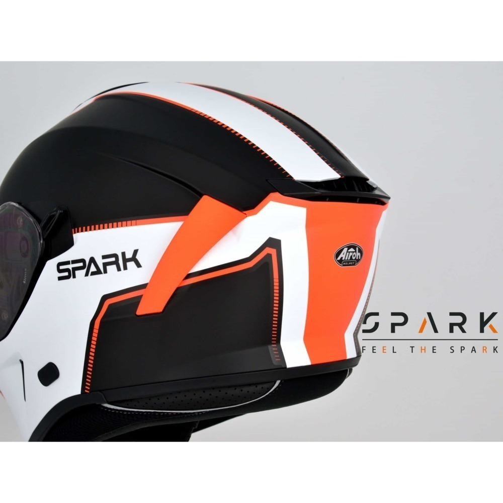 ✧上頂安全帽✧🔥打折or MT頭套🔥Airoh SPARK #2彩繪 義大利全罩式安全帽 台灣頭型 隱藏藍芽線設計-細節圖5