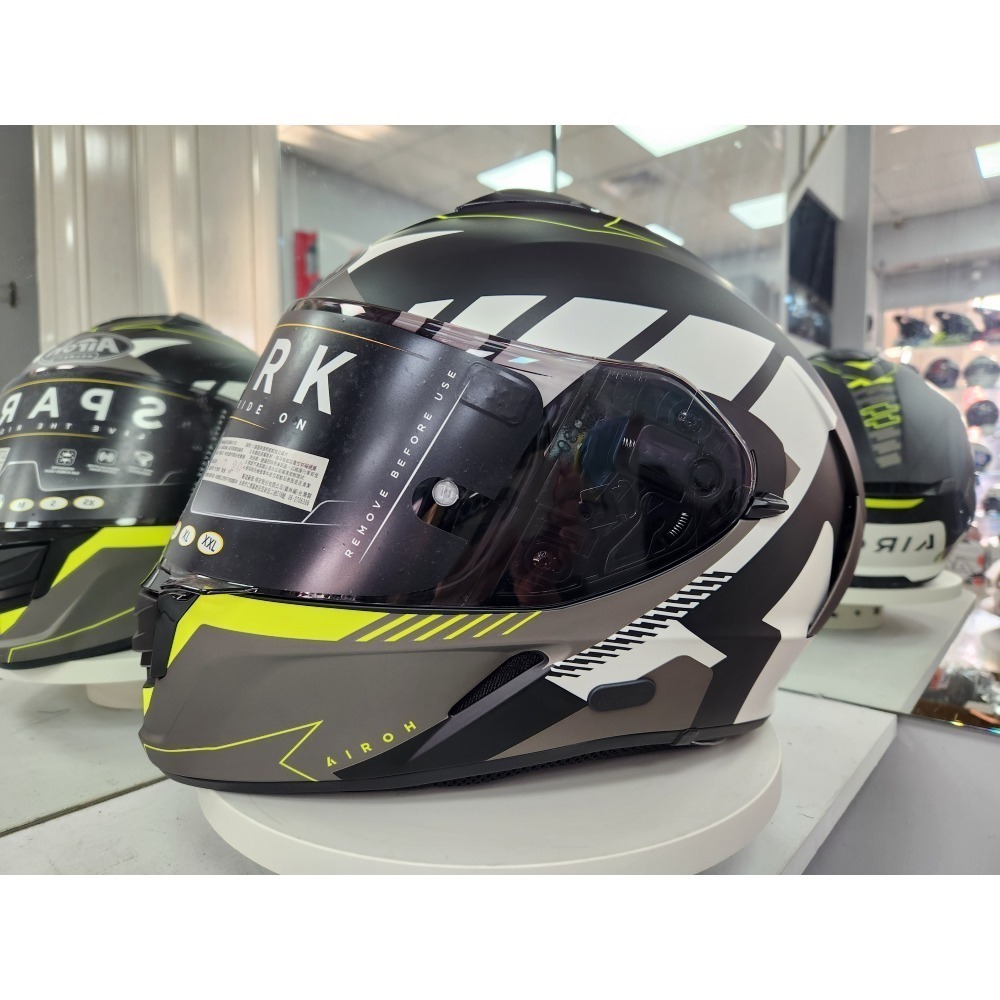 ✧上頂安全帽✧🔥打折or MT頭套🔥Airoh SPARK #8彩繪 義大利全罩式安全帽 台灣頭型 隱藏藍芽線設計-細節圖5