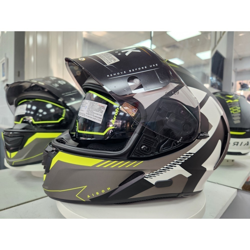 ✧上頂安全帽✧🔥打折or MT頭套🔥Airoh SPARK #8彩繪 義大利全罩式安全帽 台灣頭型 隱藏藍芽線設計-細節圖6