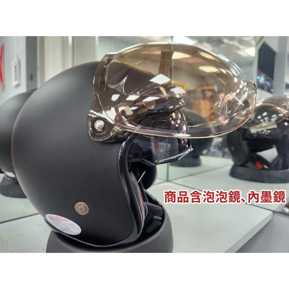 ✧上頂安全帽✧特價優惠 M2R MO-3 復古騎士帽 商品含泡泡鏡+內墨片 五件內襯可拆洗 MO3 多色可選-細節圖3