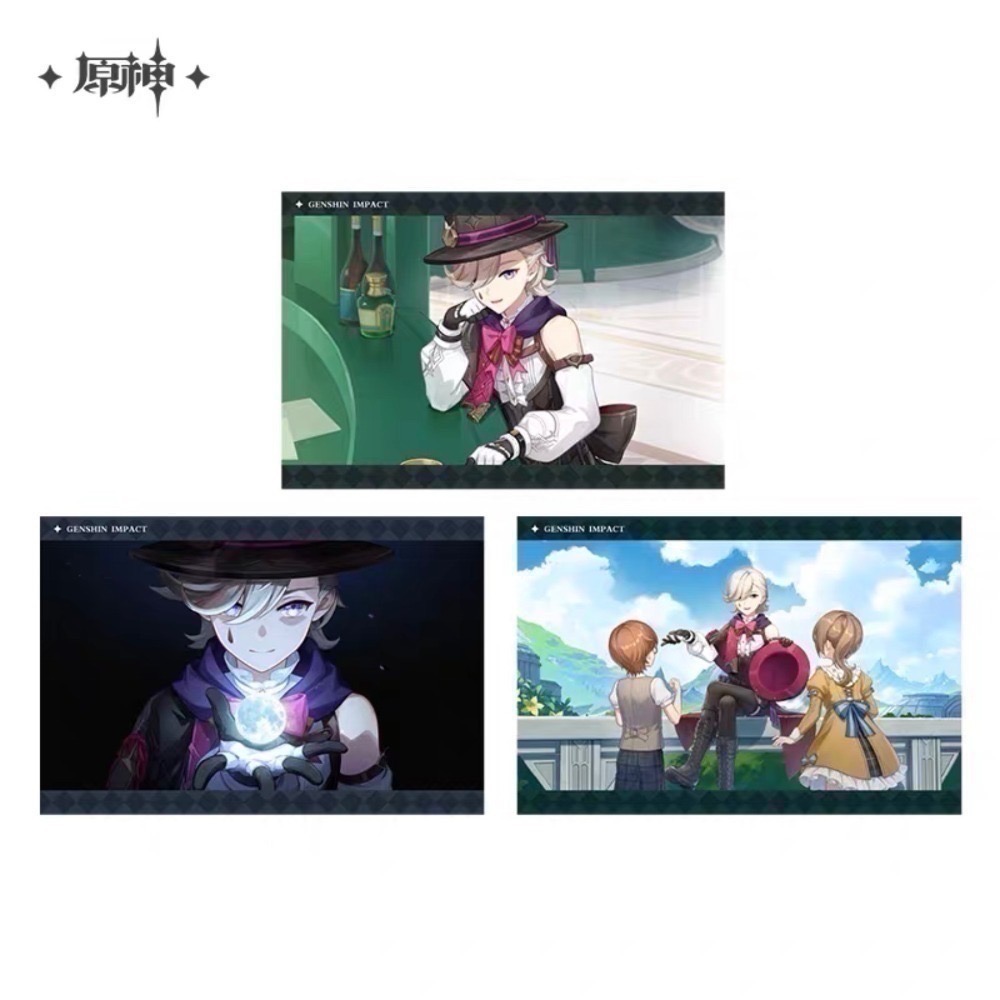 現貨🎐風精靈🎐原神官方｜流浪者 芙寧娜 溫迪 提納里 阿貝多 林尼 希格雯 散兵 鍾離 基尼奇 原神周邊 原神週邊-規格圖1