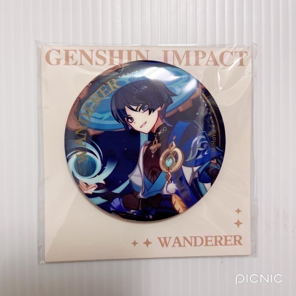 流浪者 徽章（75mm) 七聖召喚賽事系列