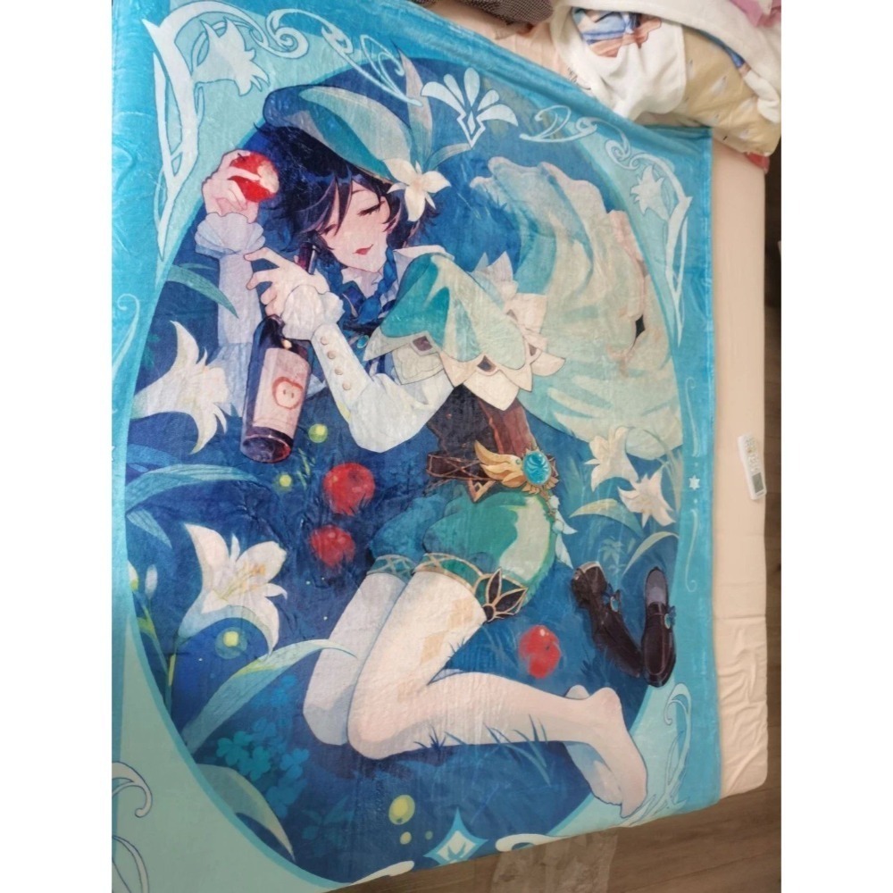 現貨🎐風精靈🎐原神同人｜賽諾 溫迪 風神 蒙德 空調毯 毯子 毛毯 原神周邊 原神週邊-規格圖2