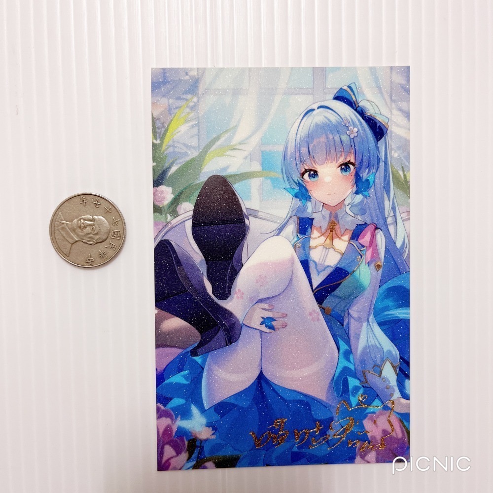 現貨🎐風精靈🎐原神同人｜神里綾人 神里綾華 稻妻 拍立得 明信片 徽章 透卡 郵票 鐳射票 原神周邊 原神週邊-規格圖2