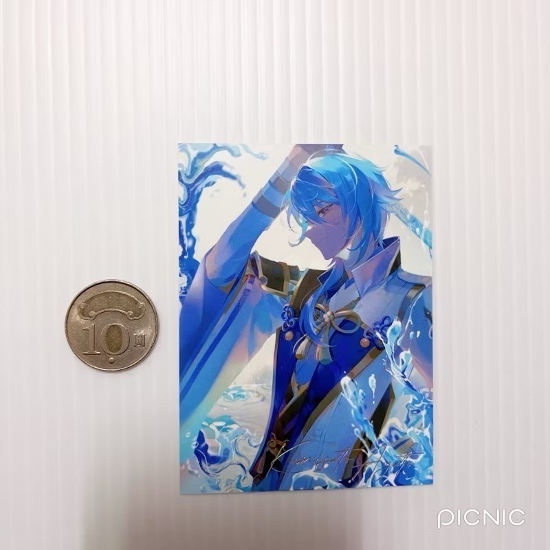 現貨🎐風精靈🎐原神同人｜神里綾人 神里綾華 稻妻 拍立得 明信片 徽章 透卡 郵票 鐳射票 原神周邊 原神週邊-規格圖2