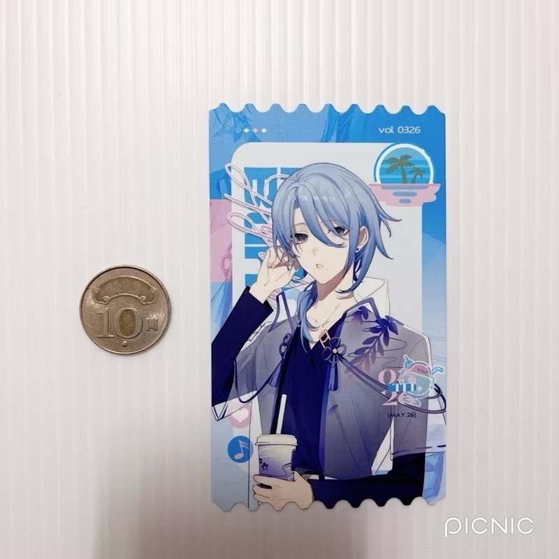 現貨🎐風精靈🎐原神同人｜神里綾人 神里綾華 稻妻 拍立得 明信片 徽章 透卡 郵票 鐳射票 原神周邊 原神週邊-規格圖2