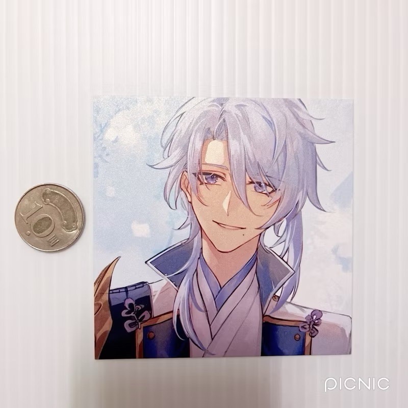 現貨🎐風精靈🎐原神同人｜神里綾人 神里綾華 稻妻 拍立得 明信片 徽章 透卡 郵票 鐳射票 原神周邊 原神週邊-規格圖2