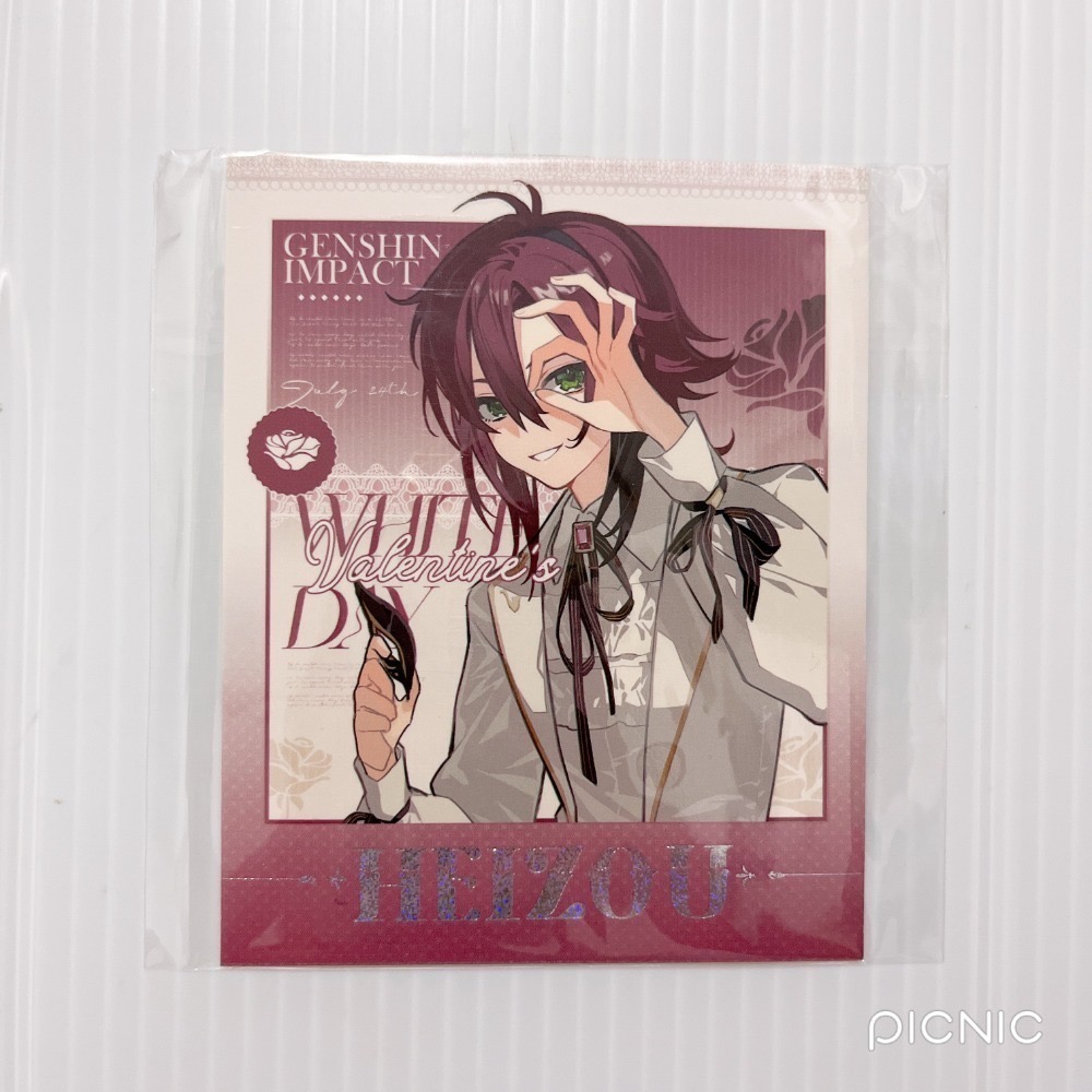 現貨🎐風精靈🎐原神同人｜鹿野院平藏 小鹿 拍立得 明信片 方卡 立牌 色紙 吊飾 麻將 透卡 原神周邊 原神週邊-規格圖2